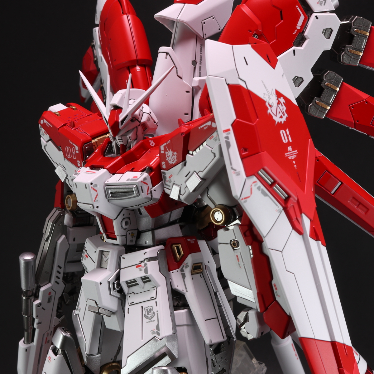 RG 1/144 Hi-νガンダム レッドカラー 水転写デカール ディティールUP