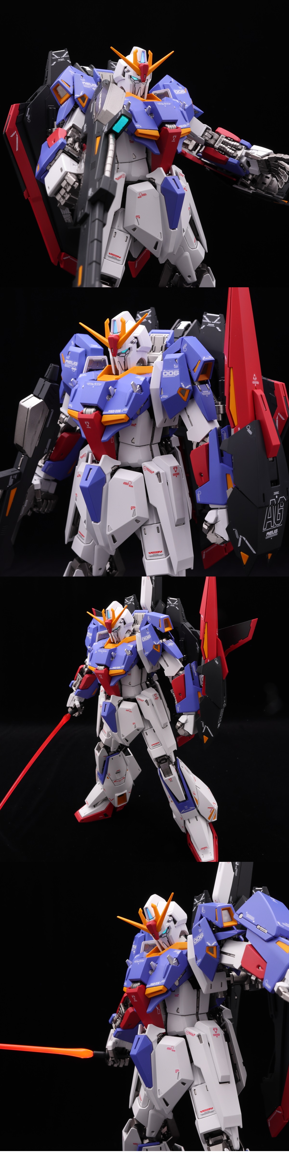 MG 1/100 MSZ-006 ゼータガンダム Ver.Ka 機動戦士Zガンダム 改修塗装