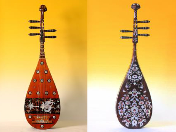 琵琶について | 中国琵琶 螺鈿紫檀五弦琵琶奏者 琵琶 シャオロン