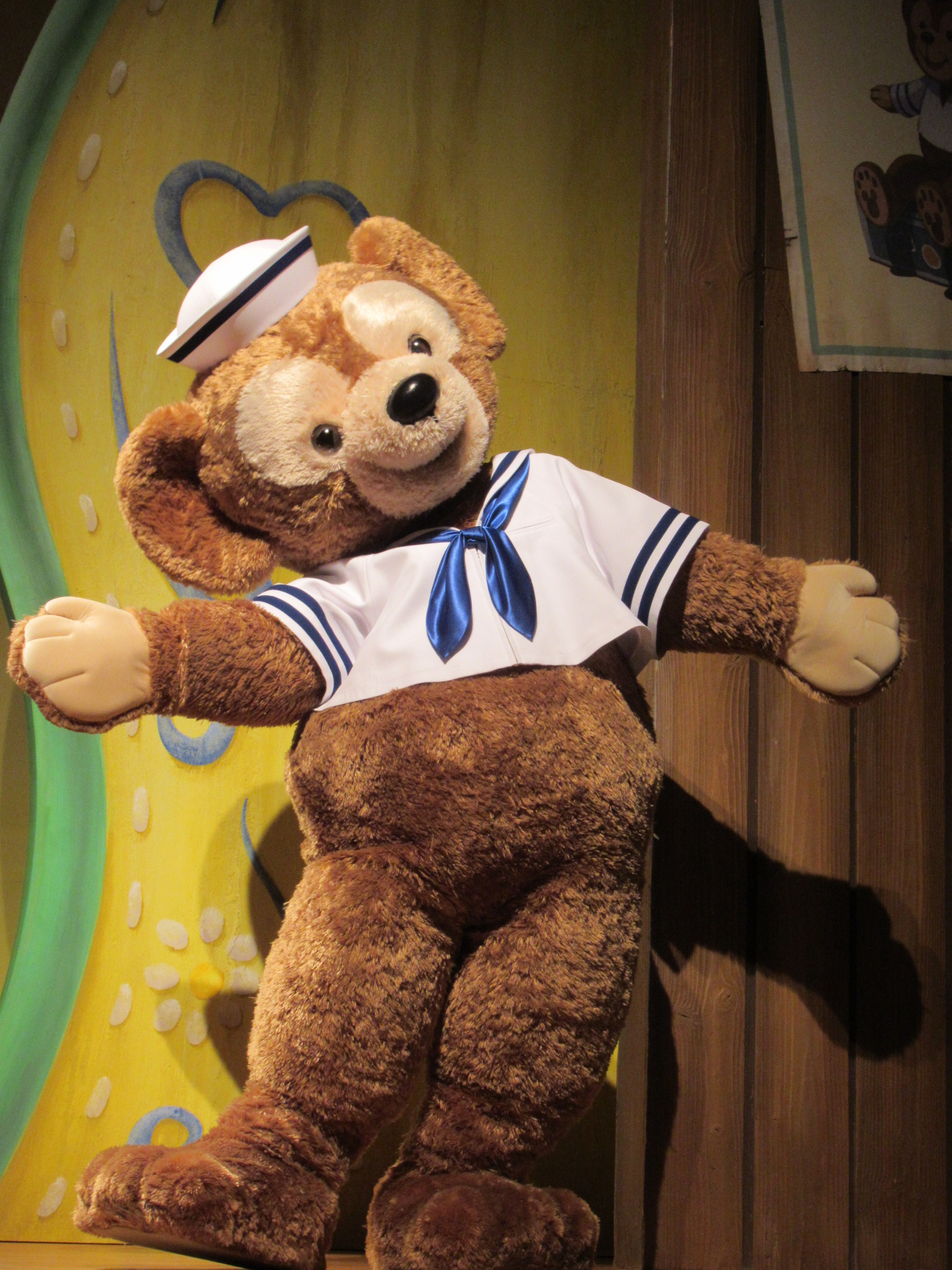 レア 東京ディズニー ダッフィー 旧LLサイズ タグ付き ビッグサイズ