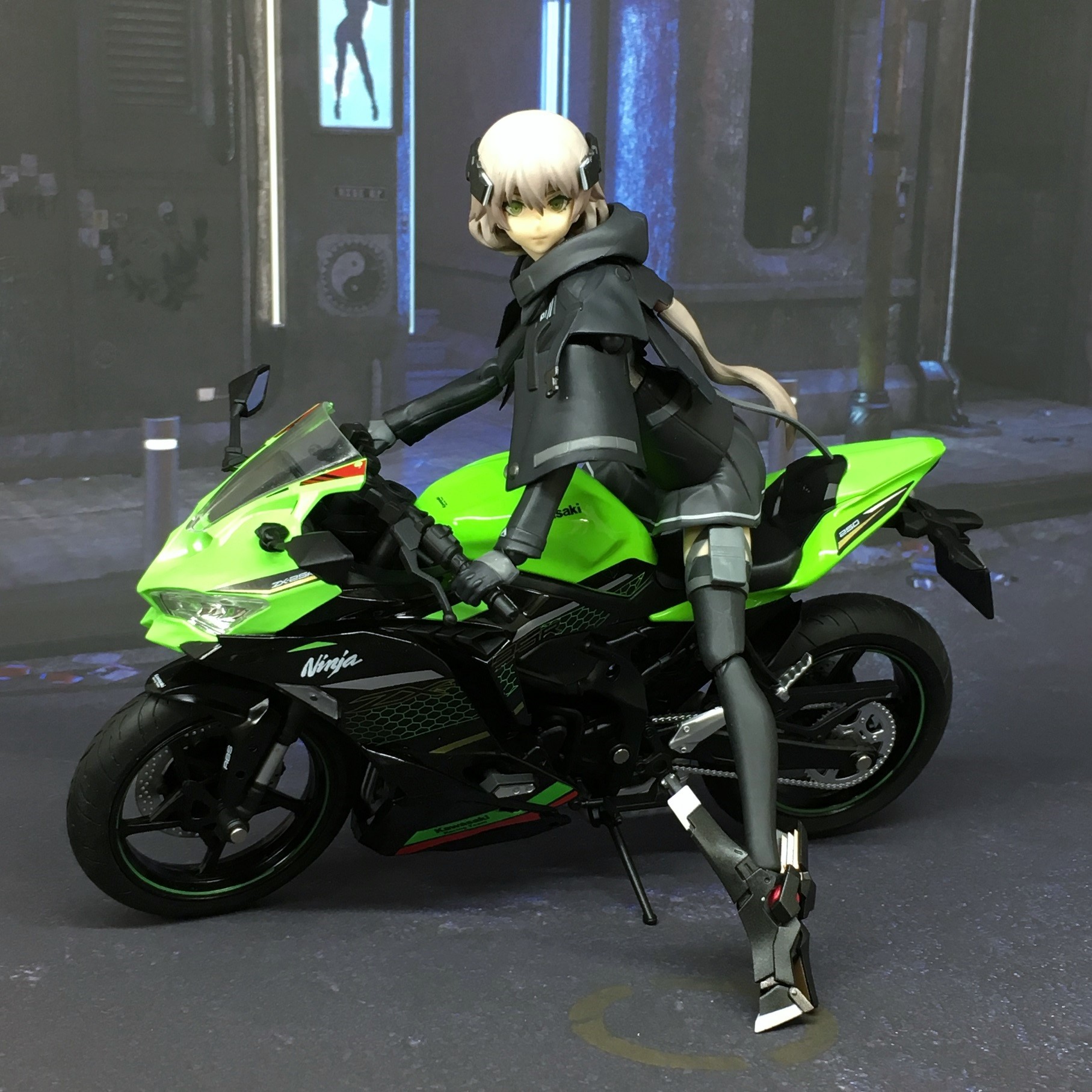 1/12【 KAWASAKI Ninja《 ZX-25R 》ライムグリーン×エボニー】③