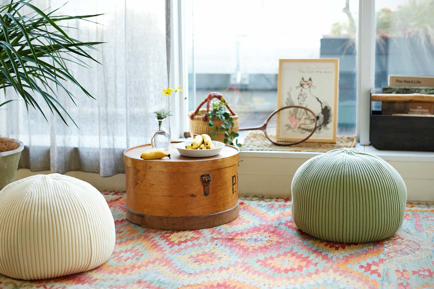 MUJIとIDEEがコラボしたビーズクッションが数量限定で登場