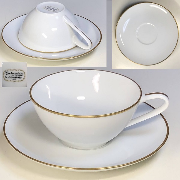 ノリタケコンテンポラリーカップ＆ソーサーR8706 : 昭和レトロ