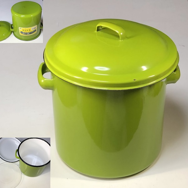 野田琺瑯21cm7Lホーローストッカー : 昭和レトロ食器雑貨通販