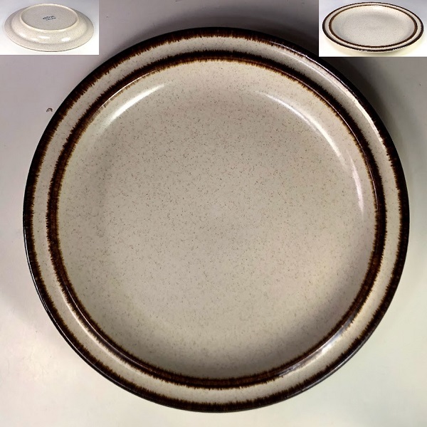 保谷HOYAストーンウェア23cmプレートR7469 : 昭和レトロ食器