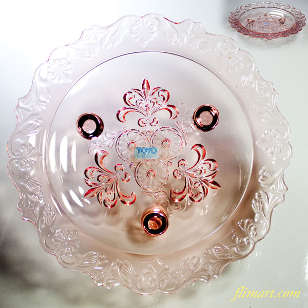 昭和レトロ東洋ガラスピンクガラスボウル : レトロ食器雑貨通販
