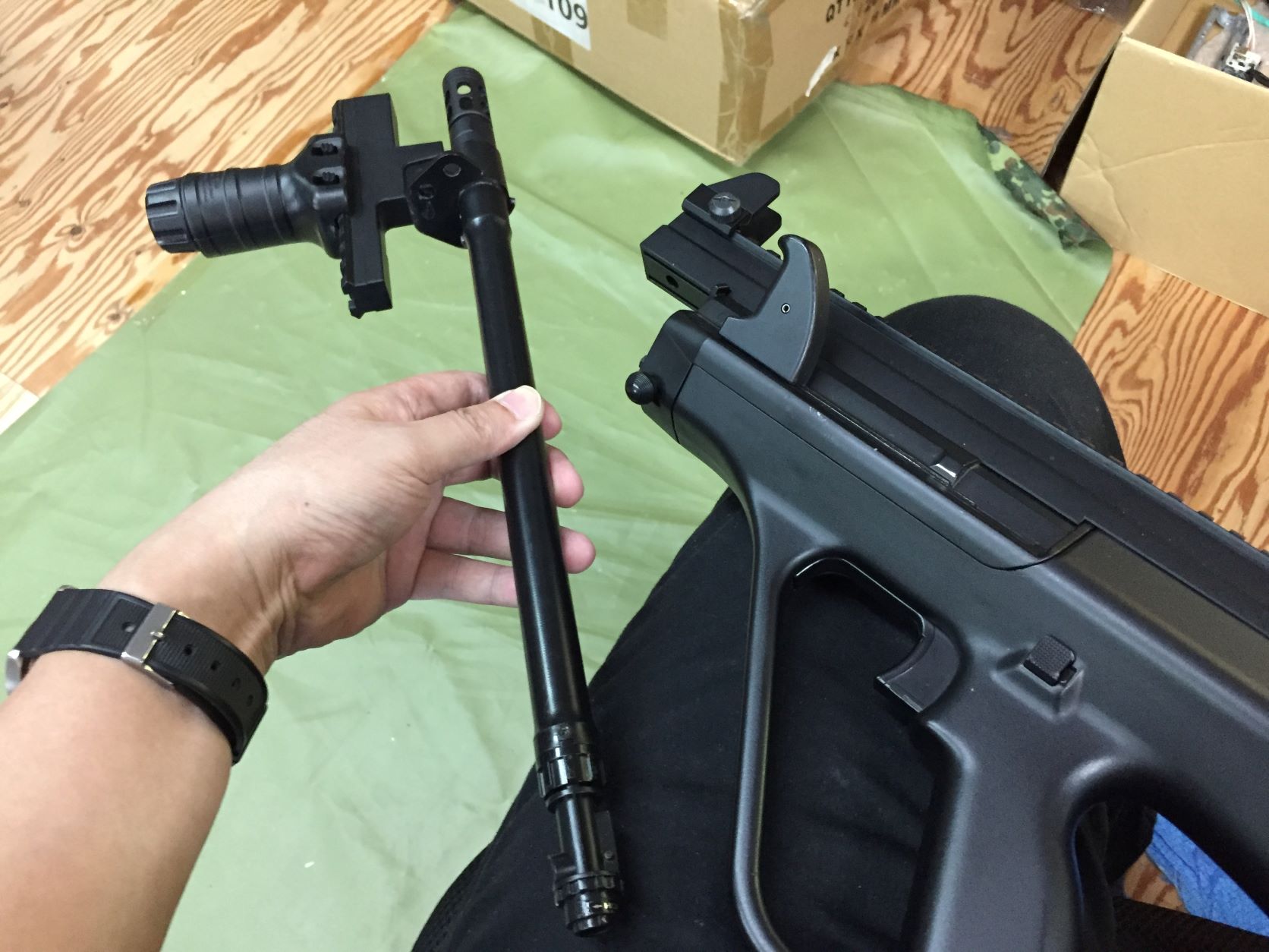 東京マルイ ステアーHC（ハイサイクル）スタンダード電動ガンの修理