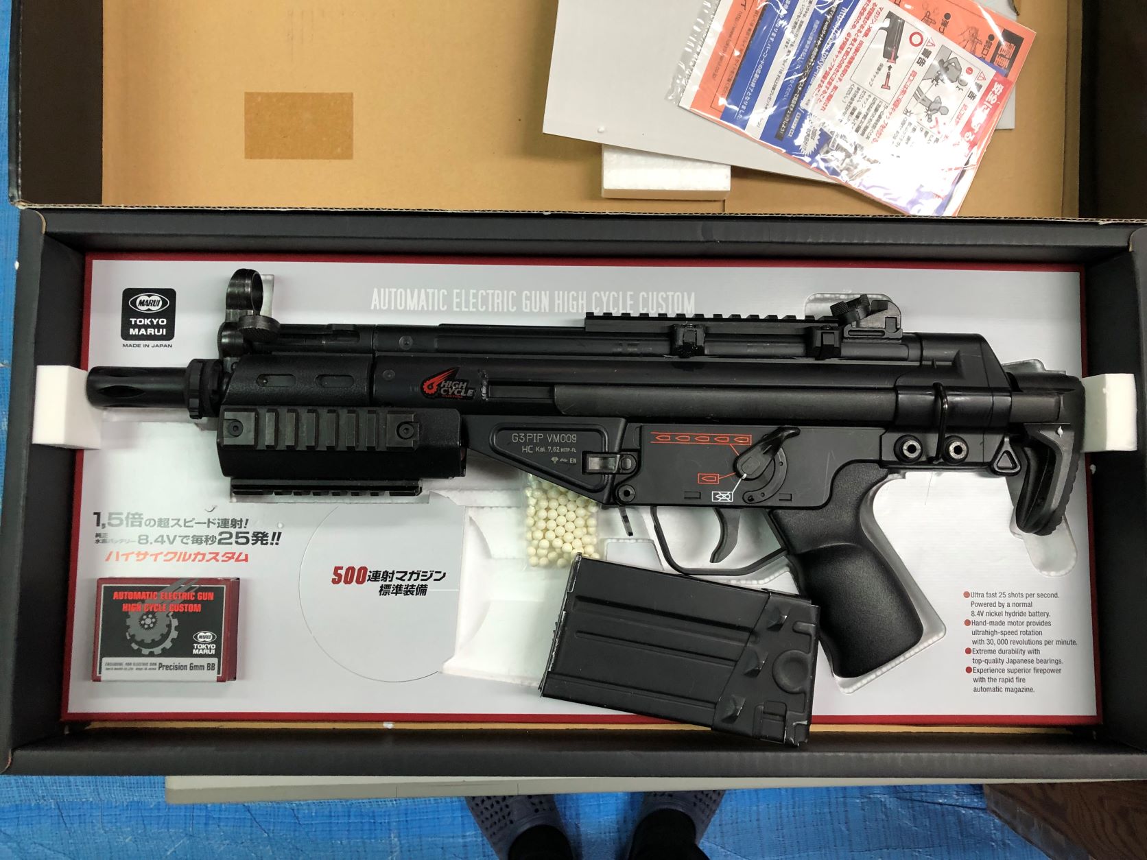 東京マルイ G3 SAS HC ハイサイクル電動ガンのカスタムをさせて頂き