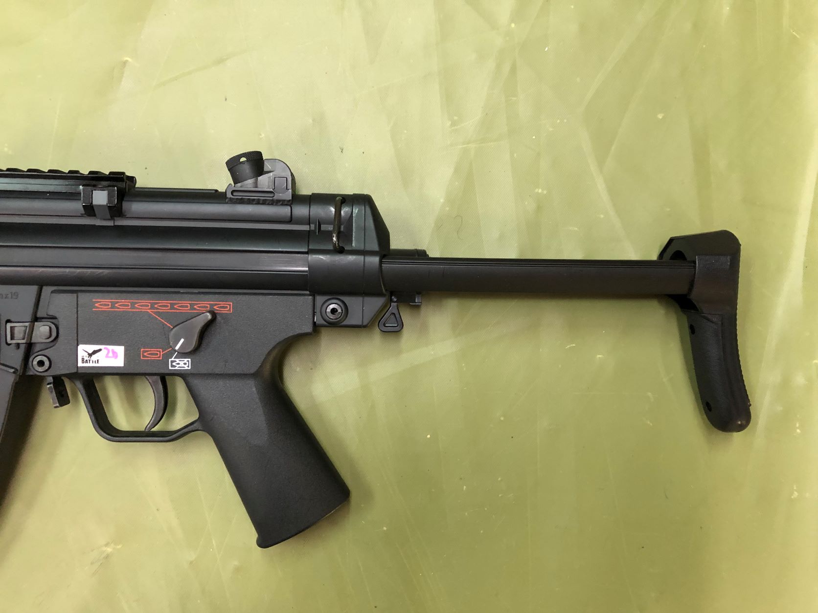 東京マルイ H&K MP5A5 HG スタンダード電動ガンのカスタムをさせて頂き