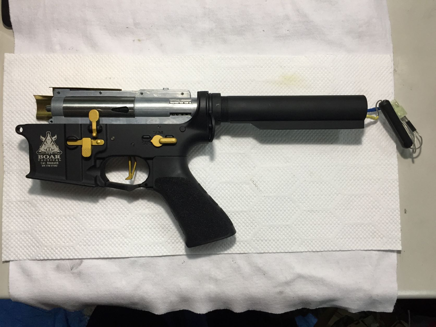 APS BOAR Defence Rifle R2 海外製電動ガンのカスタムをさせて頂きまし