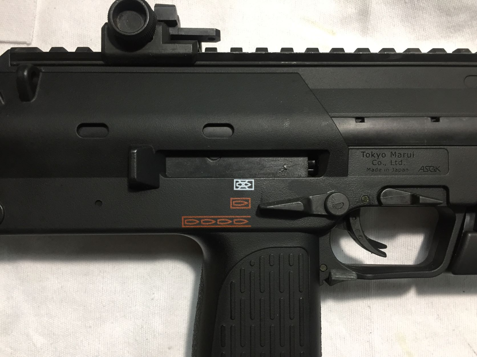 東京マルイ MP7A1 ガスブローバックマシンガンの修理をさせて頂きまし