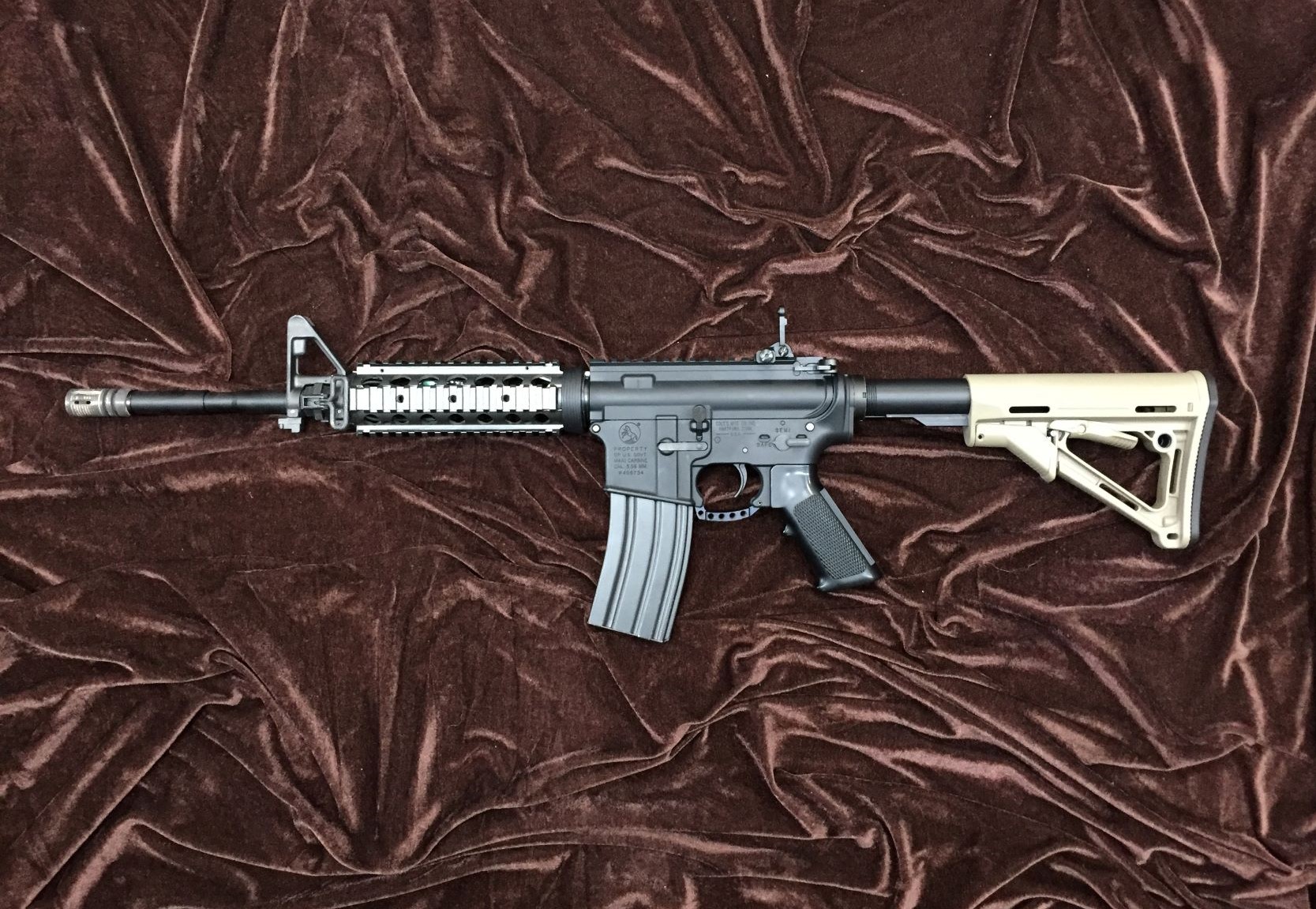 東京マルイ M4A1 SOCOM CARBINE 次世代電動ガンの修理、カスタムをさせ