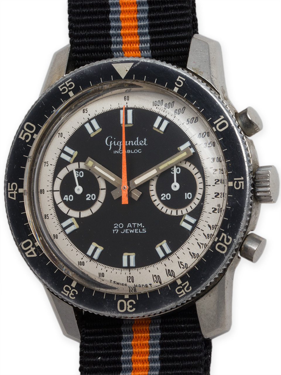 Gigandet Stainless Chronograph circa 1960's