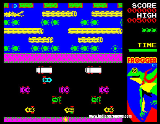 Frogger RX - This Arcade-like version of Frogger for the ZX