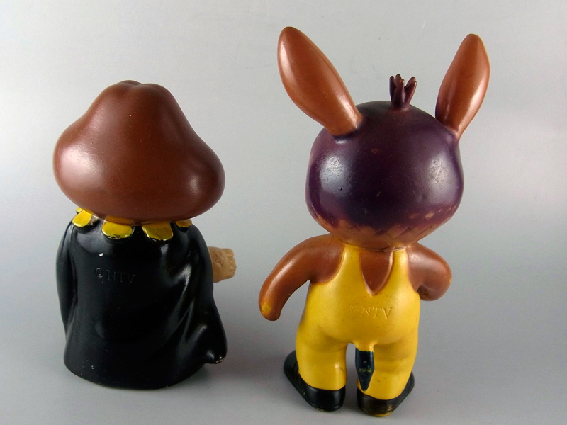 ソフビ ロバくん ガマ親分 セットで おはようこどもショー ニッコー