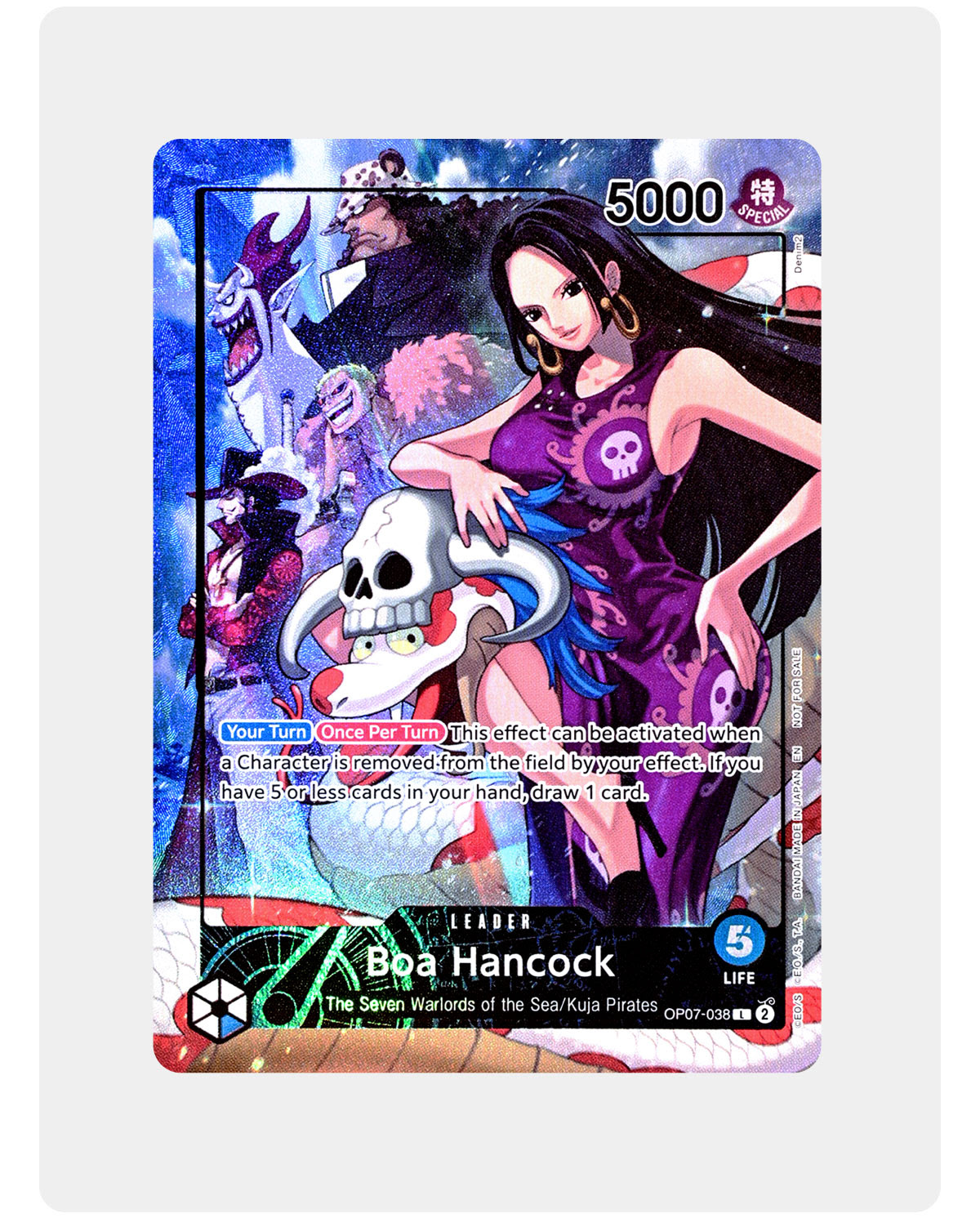 ワンピカード】PSAコレクターズクラブ入会特典で限定ハンコックが手に