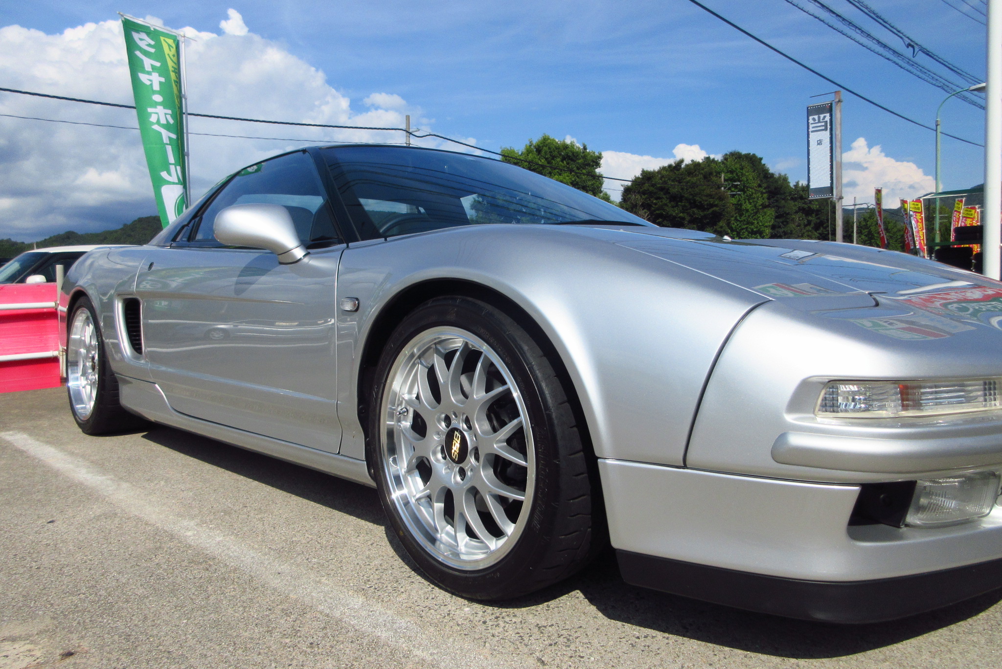 NSXにBBS・RG－R取り付けました | 山口でタイヤのことなら