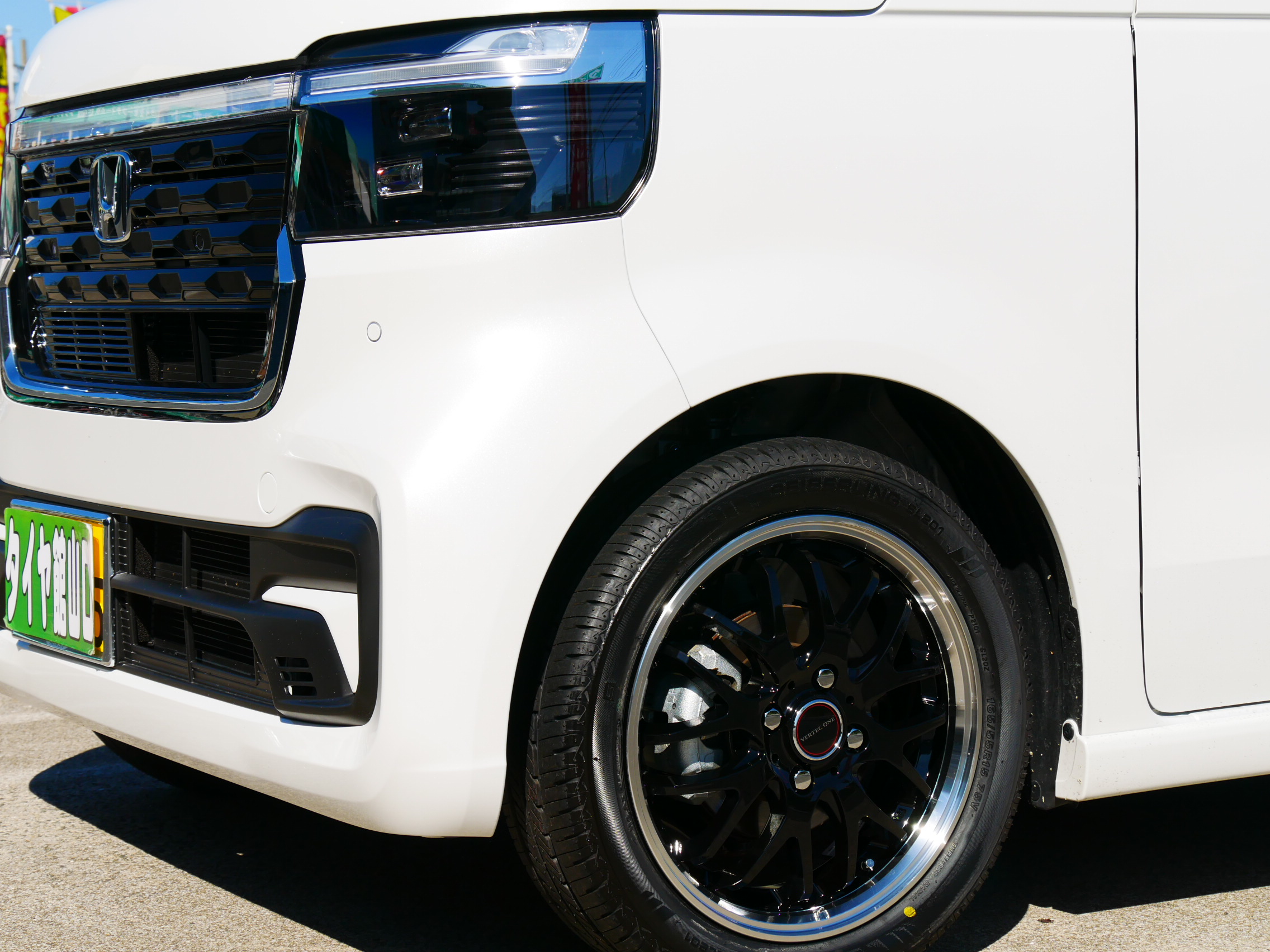 新型N‐BOXにMID・EXE7を取り付けました | 山口でタイヤの