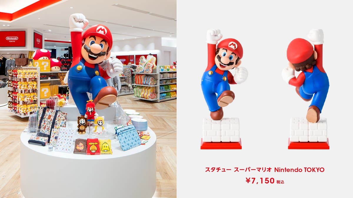 Nintendo TOKYOに人気キャラクターのスタチューが登場！各地の