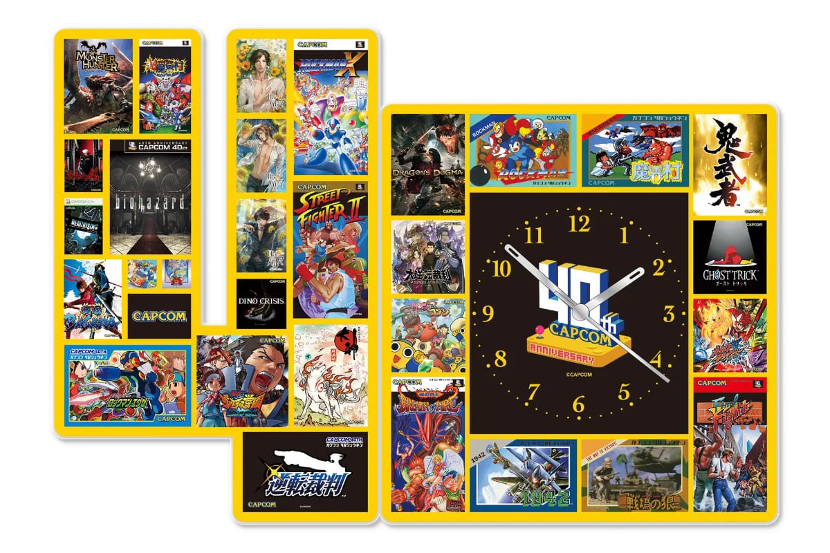 Capcom's 40th anniversary goods are now available in 