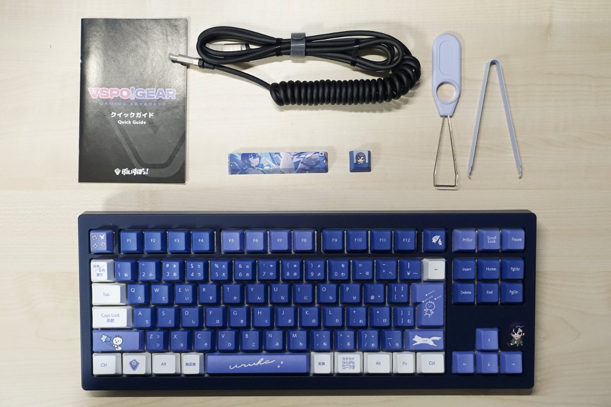 Unboxing the VSPO! GEAR Gaming Keyboard Vol. 1 Ichinose Uruha