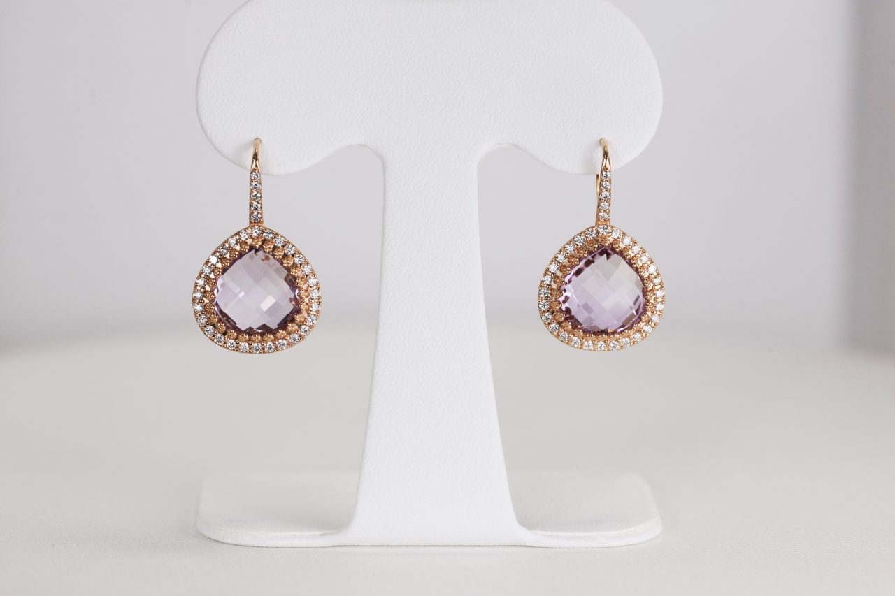 ピンクアメジストピアス | XIV tokyo