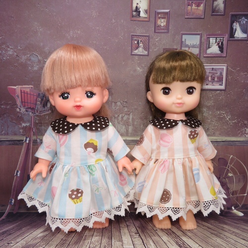 ソランちゃんとメルちゃんでお揃いコーデでお友達とお人形遊びを楽し