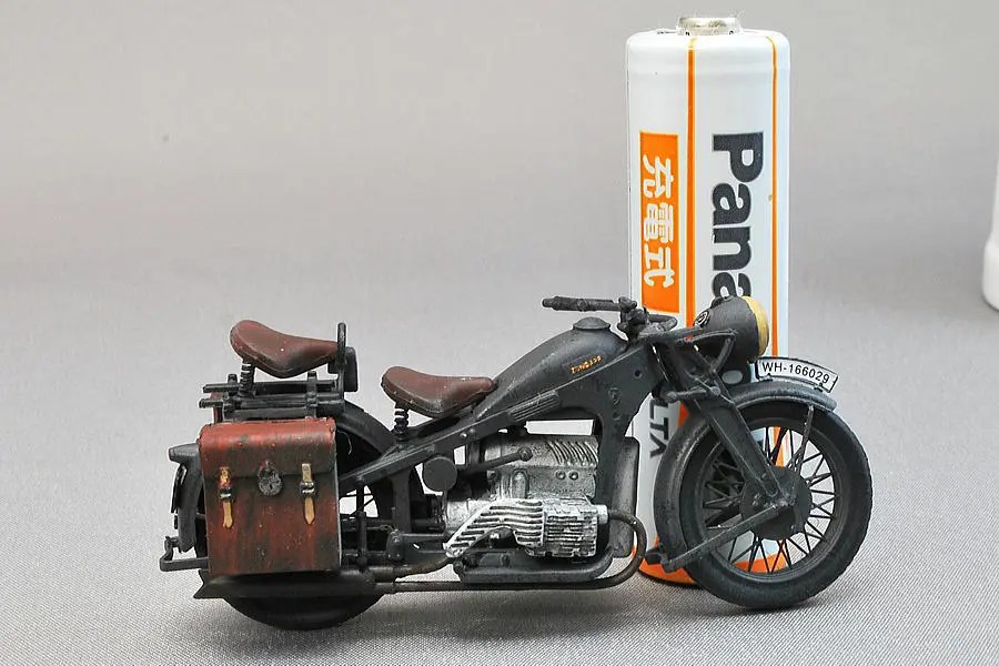 ツェンダップ K800 ドイツ軍用バイク バルカン 1/35 組立と塗装・製作