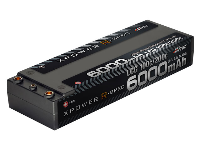 XPOWER R-SPEC Li-Po 7.4V 5000mAh 100C/200C | Hitec Multiplex Japan