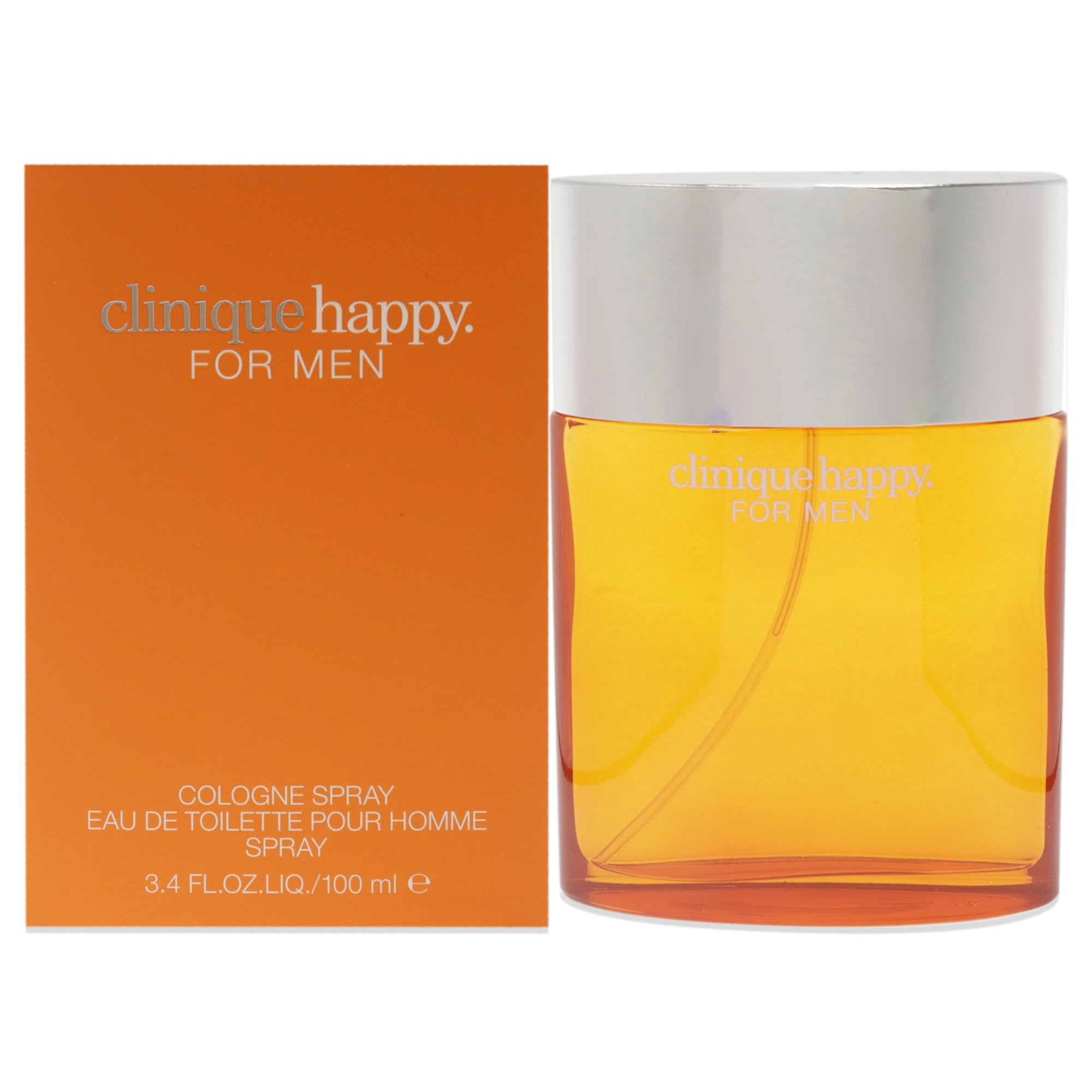 Clinique Happy for Men, 3.4 oz Cologne Spray, Vibrant, Refreshing
