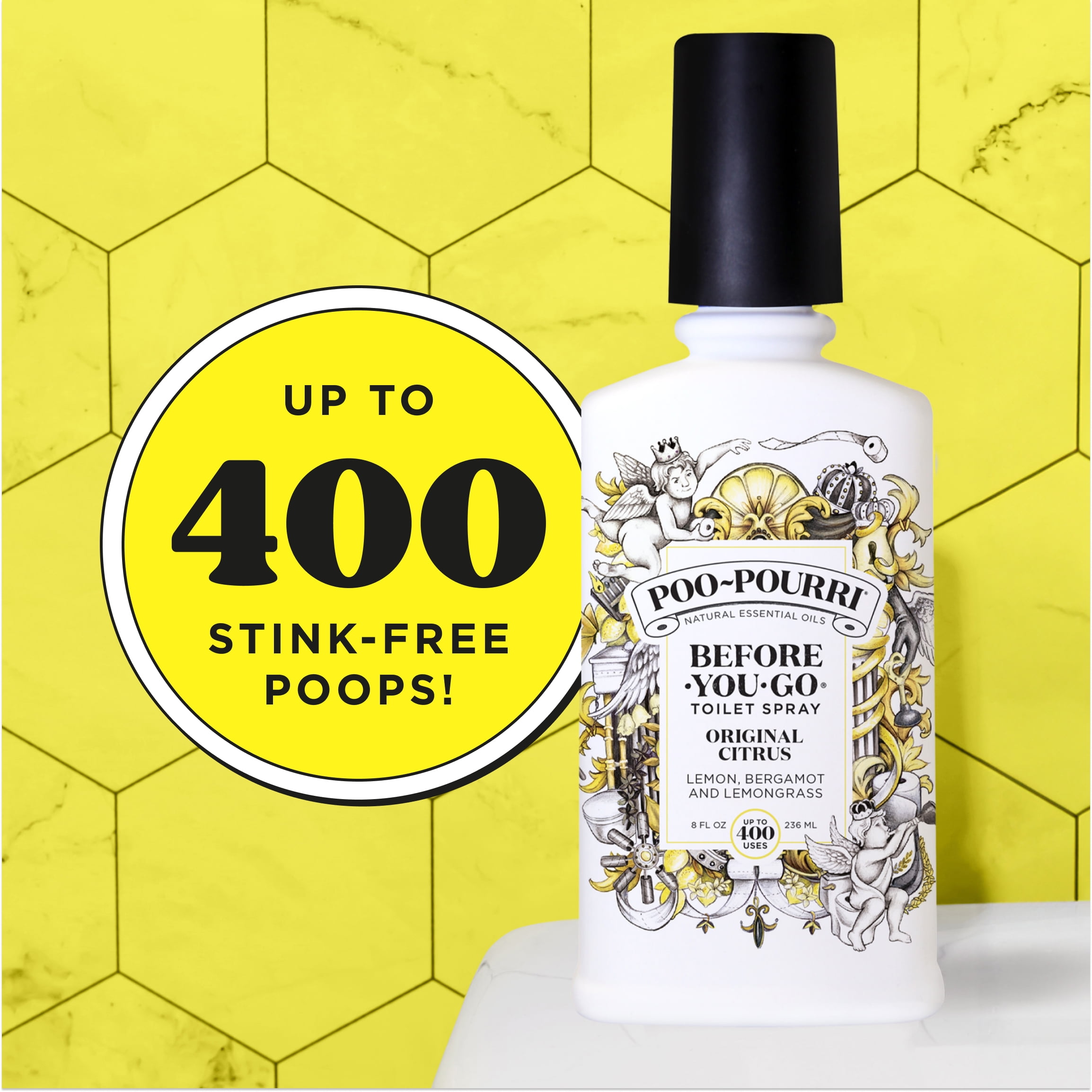 Poo-Pourri Original Citrus, Toilet Spray Family Size, 8oz