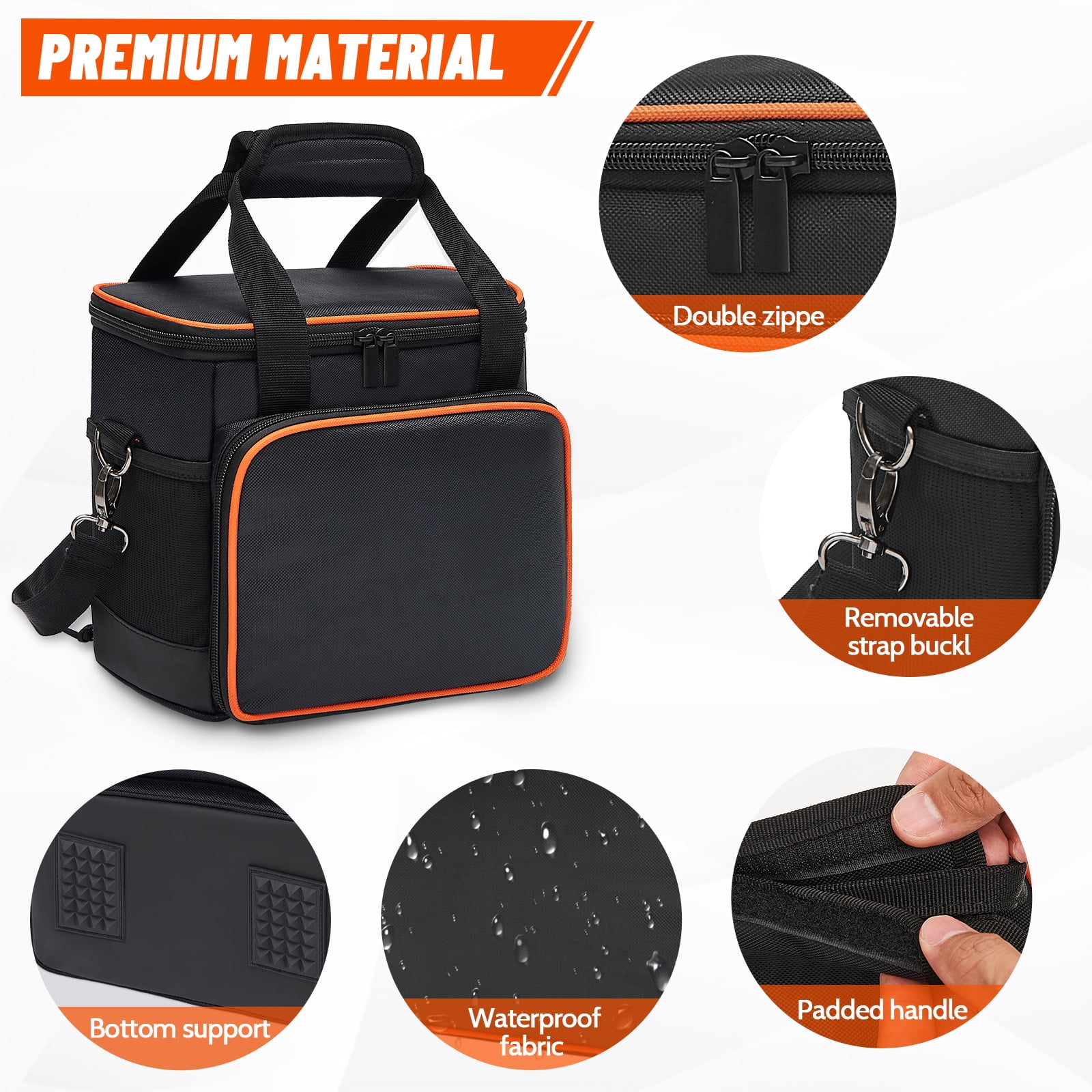 SEMEZUXX Small Camping Charger Generator Bag for Jackery Portable