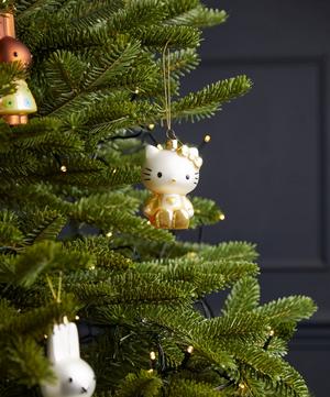 Christmas Hello Kitty Baby Gold Glass Ornament | Liberty