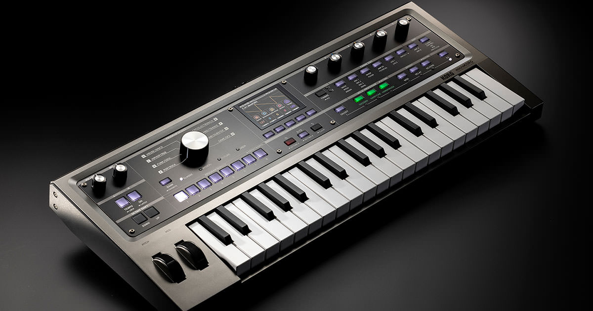 名機コルグ microKORGの新世代モデルが待望のデビュー…… 音色の“時代感