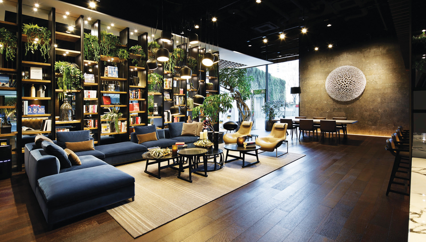 B&B Italia のヴィンテージソファ - ALANDA (Paolo Piva)