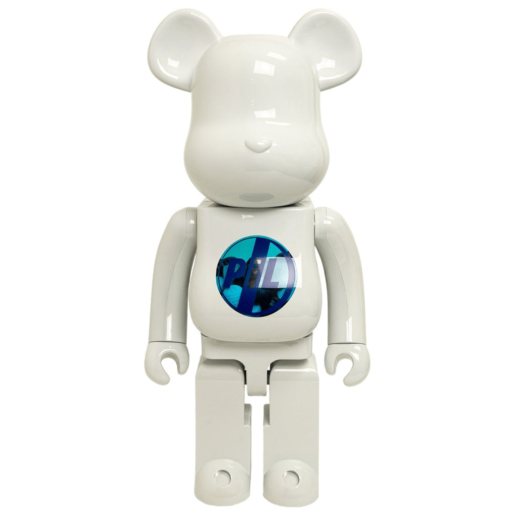 PiL White Chrome Version 1000% Bearbrick by Medicom