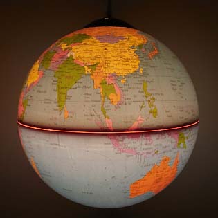 Planet of Life プラネット オブ ライフ 地球儀 ペンダントライト