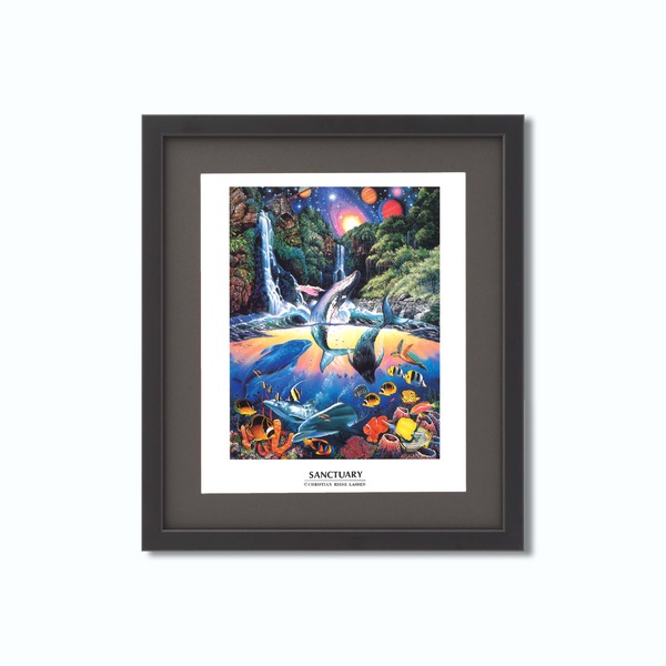 Christian Riese Lassen クリスチャン ラッセン ポスター額装 ミニ