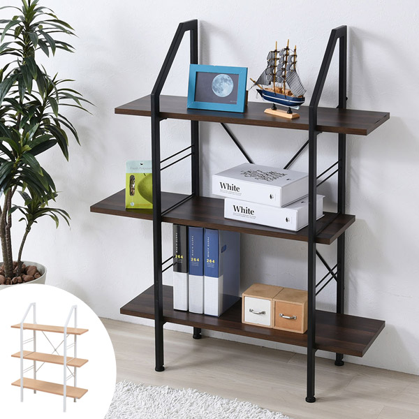 昭和レトロ ミッドセンチュリー コロナ 5段 木製オープンラック 本棚