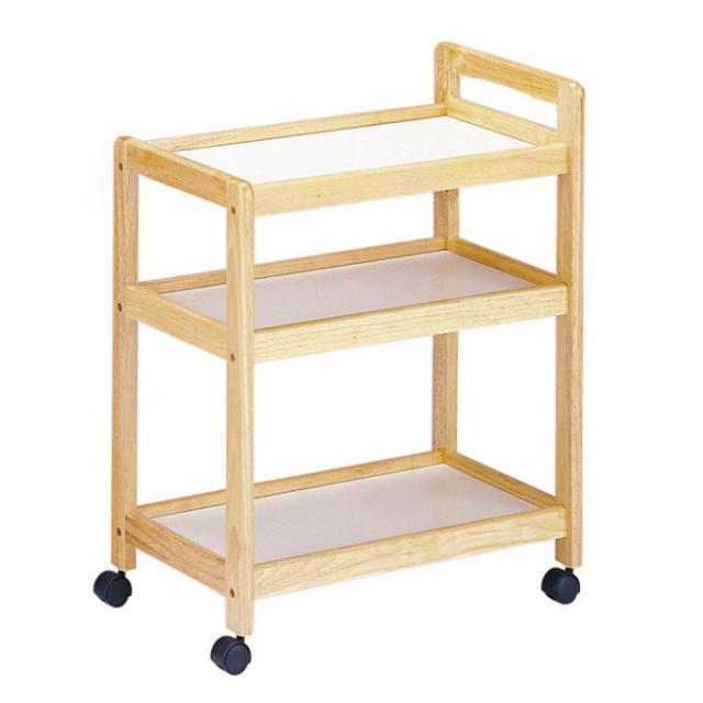 キッチン カート ワゴン キャスター付き 3段 木製 木製キッチンワゴン