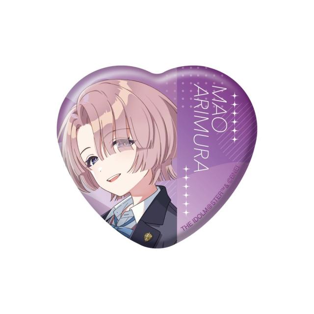 学園アイドルマスター トレーディングハート缶バッジ 有村麻央 学マス