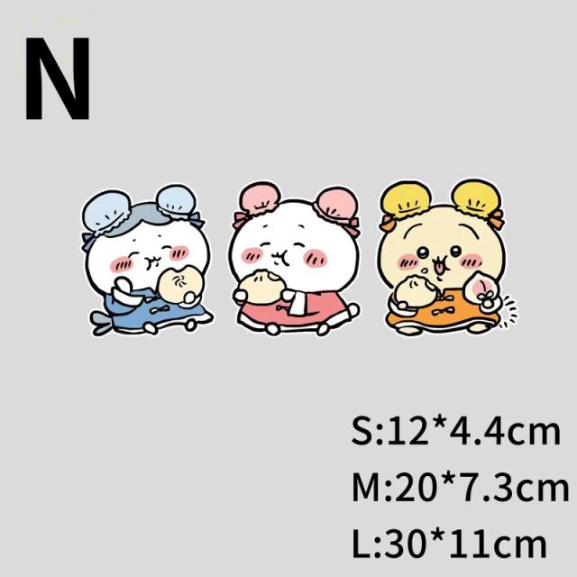 ちいかわ 車ステッカー 車用 ハチワレうさぎ 中華 お祭り PVCを使用