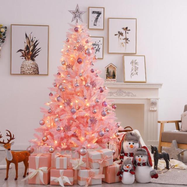 送料無料 ピンク クリスマスツリー 180cm クリスマス ツリー 組立式