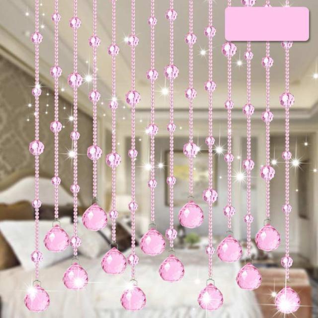 珠のれん ビーズカーテン のれん 20本／20本 150cm/180cm 間仕切り