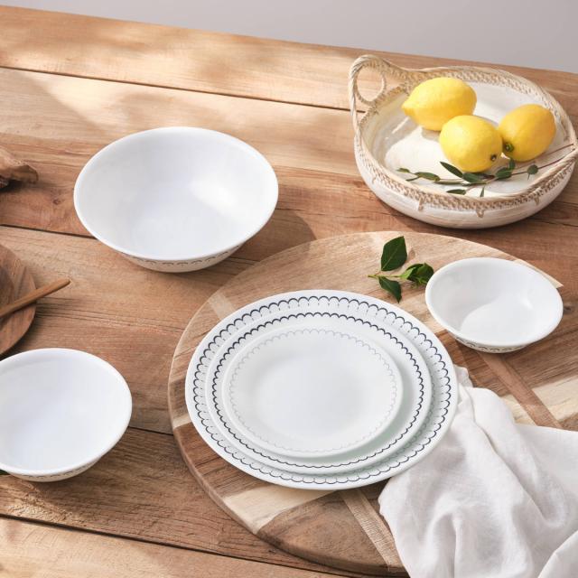 ランチプレート 26cm CORELLE コレールカスピアンレース ランチ皿 大