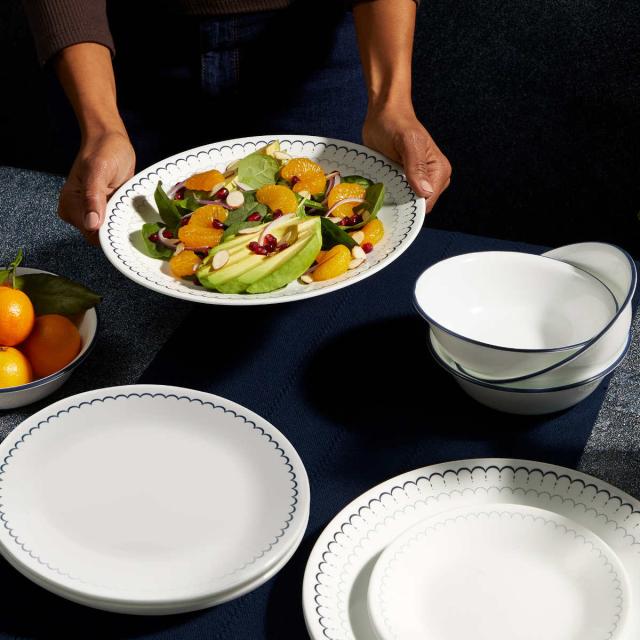 ランチプレート 26cm CORELLE コレールカスピアンレース ランチ皿 大
