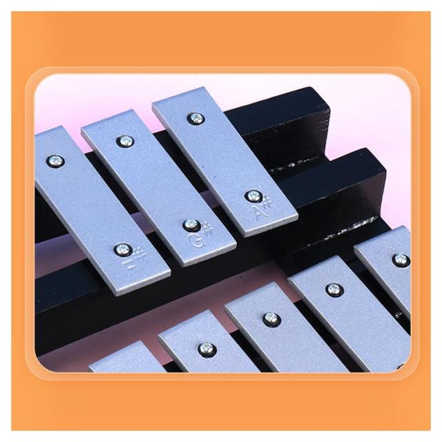 折りたたみ 卓上 鉄琴 30音 グロッケン 収納バッグ付き グロッケン