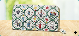 MOOMIN】ムーミン谷の仲間たち 浅草文庫 牛革製長財布【インペリアル