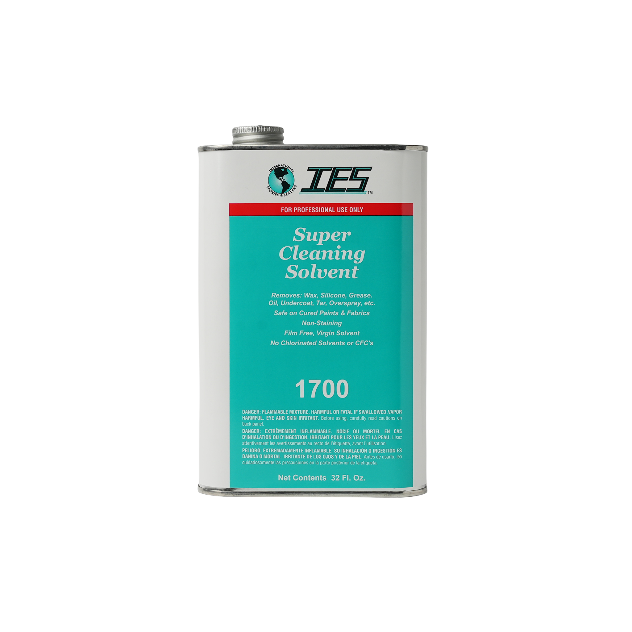 1700 Super Cleaning Solvent (32 oz) – International Epoxies & Sealers