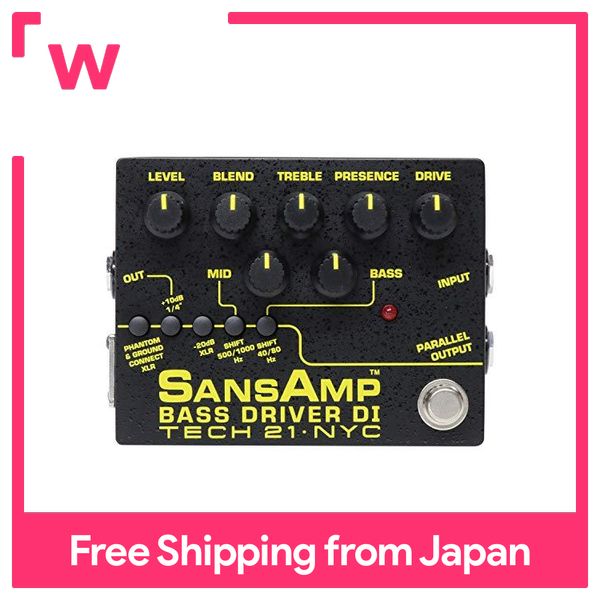 Tech21 SANSAMP BASS DRIVER DI V2 dedicated drive effector & amp